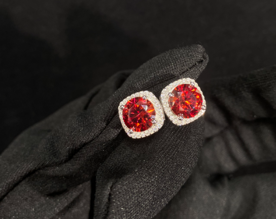 BOUCLES D’OREILLES JSQUARE RED LIMITED