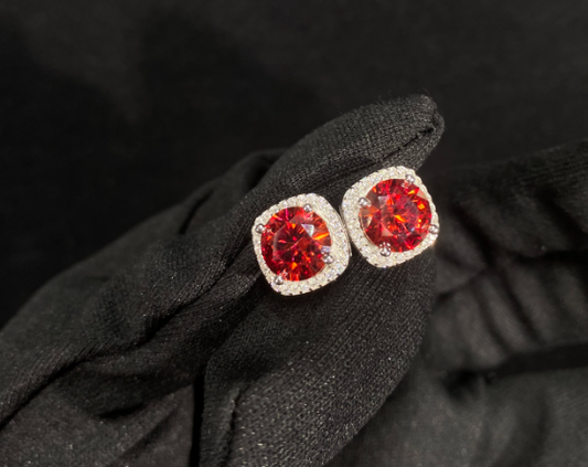 BOUCLES D’OREILLES JSQUARE RED LIMITED