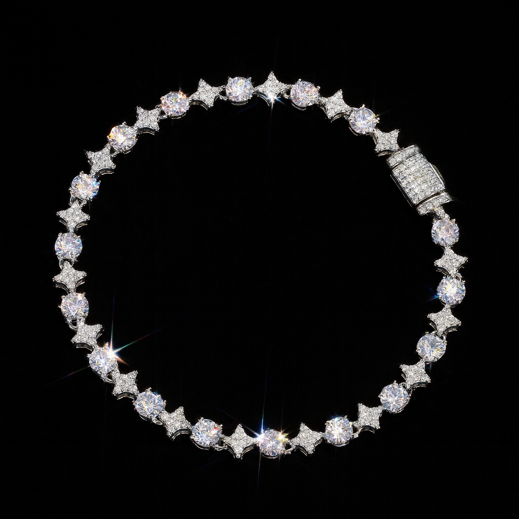 BRACELET TENNIS ETOILES