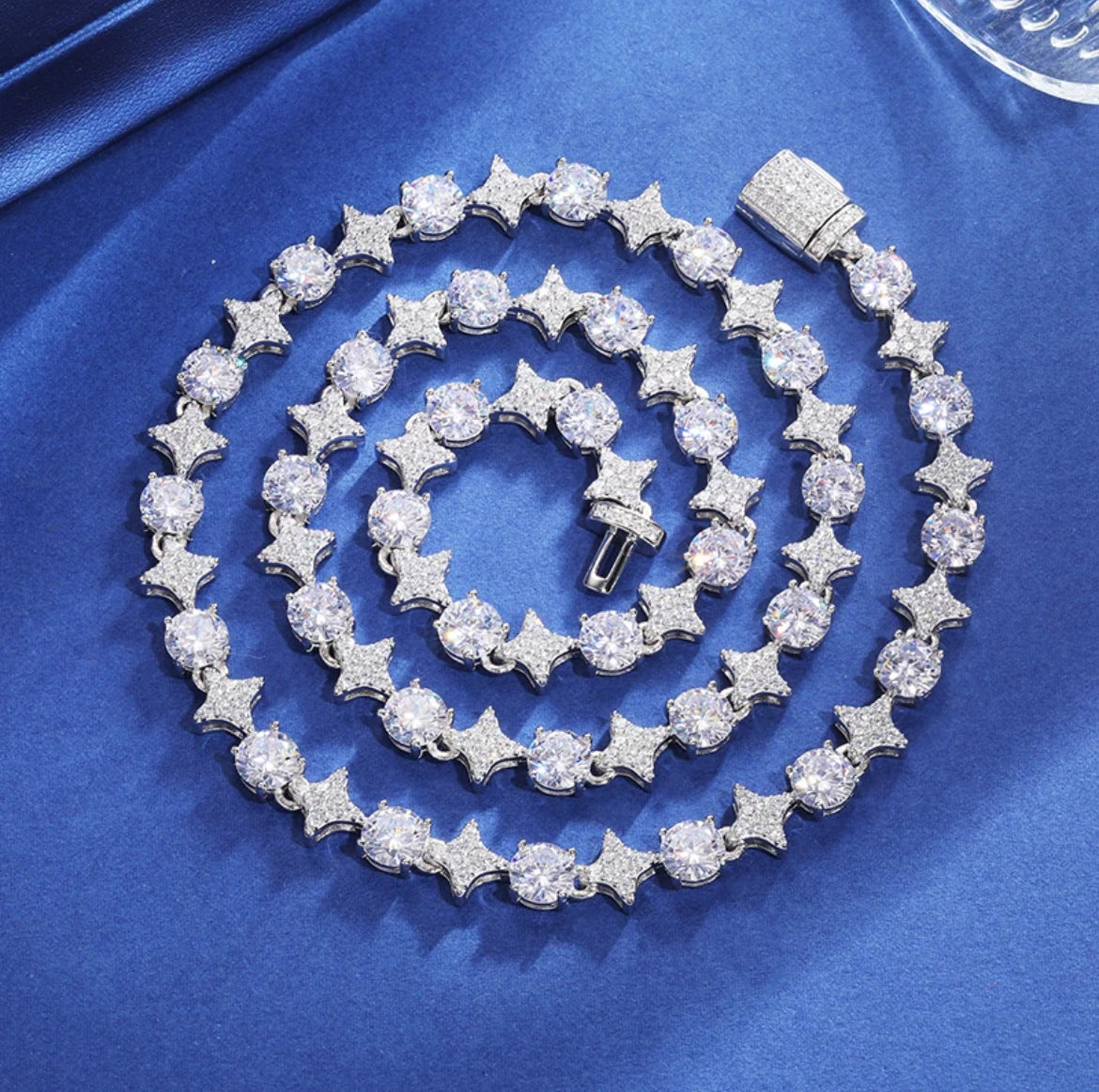 COLLIER TENNIS STAR ROUND 8MM