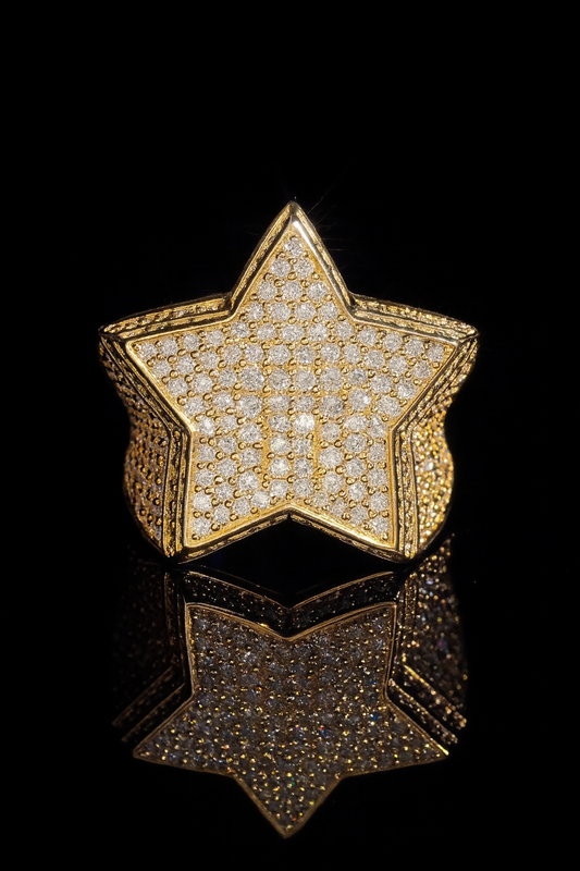 BAGUE ETOILE LABO 10K