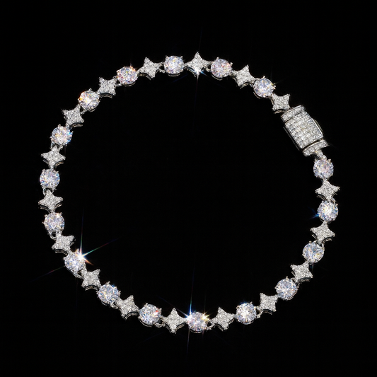 BRACELET TENNIS ETOILES