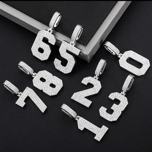 PENDENTIF SIMPLE NUMBER