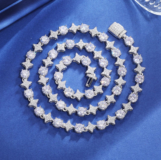 COLLIER TENNIS STAR ROUND 8MM